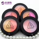韩国代购3CE 双色粉质细腻自然腮红双色腮红/胭脂 自然持久现货