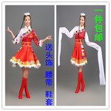 女装/少数民族服装/西藏舞/舞台装演出服装/藏族舞蹈服饰藏族水袖