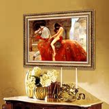 新古典装饰画欧式有框画卧室酒店墙壁画挂画客厅玄关人体艺术油画