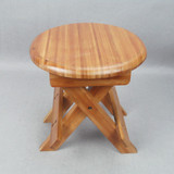 竹木制品楠竹实木小圆凳子 钓鱼凳 纳凉凳圆凳 折叠板凳 儿童凳