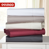 qqingo亲亲购纯棉加厚床单单件单人贡缎纯色单色双人被单1.5米1.8