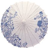 不防雨油纸伞古典cos伞舞蹈演出道具批发中国风传统装饰伞 青花瓷