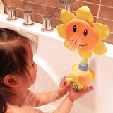 潮宝宝儿童向日葵花洒 浴室喷水 浴缸 宝宝洗澡盆戏水玩具