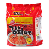 韩国进口方便面 Ottogi 不倒翁 泡菜味方便面 拉面120g*5连包
