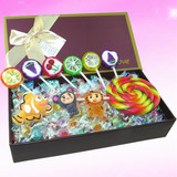 糖果礼盒装超大波板糖棒棒糖礼盒六一儿童节女友零食创意生日礼物