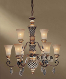 特价促销欧式美式古典双层树脂铁艺客厅餐厅饭厅卧室复古吊灯