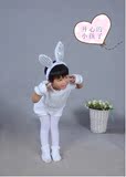 儿童动物表演服装幼儿园舞蹈卡通小兔子演出服饰新款小白兔 促销