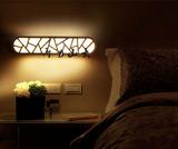 卧室床头灯 过道阳台简约创意方形 led镜前镜柜灯 新中式系列壁灯