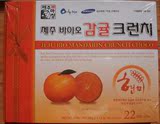五送一韩国济州岛特产礼盒BIO柑橘桔子白巧克力糙米米脆88g/22块