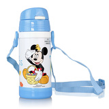 正品迪士尼保温杯保温壶不锈钢暖水瓶便携可爱创意儿童吸管杯子