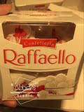 香港代购 费列罗/Raffaello 雪莎拉斐尔椰蓉杏仁酥球白巧克力T15