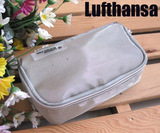 lufthansa洗漱包化妆包手拿包收纳包袋杂物袋手包式纯色德国e3256