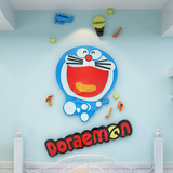 哆啦A梦机器猫墙贴幼儿园卡通叮当猫可移除儿童房间可爱卧室卡通
