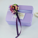 喜糖铁盒长方形马口铁 高档珍珠油印刷效果礼盒结婚喜糖盒子专卖