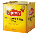 斯里兰卡进口立顿黄牌精选红茶500克g小黄罐 锡兰红茶叶 港式奶茶