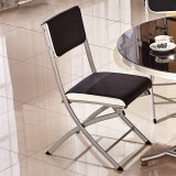餐椅折叠椅时尚黑白椅子简约现代风格餐厅椅子2016新款靠背椅
