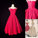 [转让]1950s Vintage 法国产 New Look 连衣裙