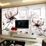 简约现代电视沙发背景墙大型壁画 客厅抽象花朵墙纸卧室无缝墙布