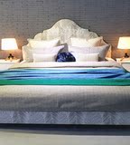简约现代床上用品多件套样板房间软装设计师配饰北欧床品1.5米1.8