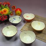包邮特价 景德镇餐具套装 创意陶瓷日式韩式贝壳碗 陶瓷碗 米饭碗