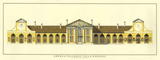 欧洲古建筑 安德列帕拉第奥别墅 欧式客厅装饰画现代美式书房挂画