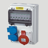 定制MSJC-0101塑料电源插座箱、检修电源箱、工业插座箱、插座箱