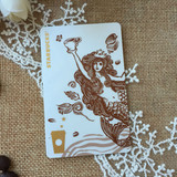 星巴克星享卡空卡包邮猴年周年女神典藏美人鱼圣诞冰箱贴雪人卡片