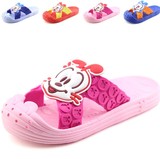 巴布豆夏季儿童凉拖鞋可爱卡通男童女童家居家防滑包头迪士尼