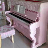 韩国二手钢琴高配英昌U121粉色/白色钢琴胜国产新钢琴媲日本钢琴