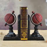 篮球书挡欧式家居摆件创意书房书桌书柜装饰品摆设送儿童生日礼物