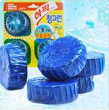 韩国OXY 厕宝蓝泡泡 洁厕灵 厕所除臭剂 固体马桶清洁剂 三个装