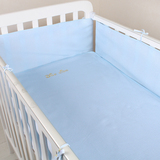 蒂乐三明治透气夏季防撞婴儿床床围全棉床上用品宝宝床帏婴儿床围