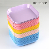 KORDCO盘子塑料水果盘创意点心盘密胺餐具骨碟年货零食盘日式碟子