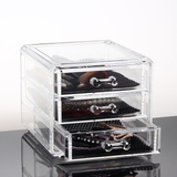 亚加丽加 首饰化妆品收纳盒 透明 饰品盒化妆盒 整理盒 塑料盒