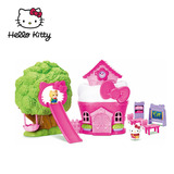 Hello Kitty凯蒂猫植绒系列 树屋游乐场04345女孩过家家玩具