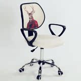 新款电脑椅家用布艺休闲办公椅学生椅人体工学升降椅子旋转职员椅