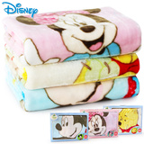 拉舍尔云毯礼盒 正品迪士尼宝宝儿童婴儿抱毯双层加厚毛毯盖毯子