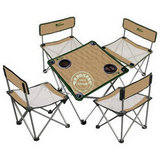 正品莫耐 迷你五件套布桌 沙滩椅休闲折叠桌椅 M90054