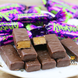 俄罗斯进口糖果巧克力kpokaht紫皮糖果婚庆喜糖零食批发散称500g
