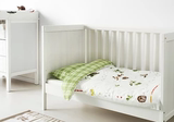 宜家婴儿床桑维婴儿床宝宝床欧式可调节高度可与大床拼接ikea正品
