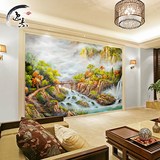 逸素 大型壁画壁纸墙纸客厅卧室沙发酒店背景墙纸画 欧式油画风景