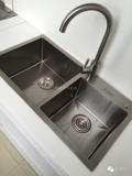 安得巧纯手工水槽洗菜盆厨房双槽 304不锈钢水槽双槽厨房水盆拉丝