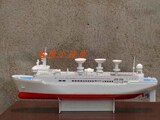 新品上市远望号航天测量电动船模型科普益智船模玩具电动拼装diy
