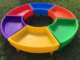 儿童圆形沙盘球池滚塑沙水桌太空动力沙桌淘气堡广场戏水沙滩玩具