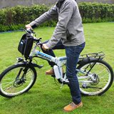 24寸山地自行车改装电动车锂电池36V48V折叠式标准型成人双人单车