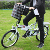 新款20寸电动车自行车36V48V自动锂电池单车双人成人折叠式标准型