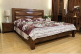 美国红橡木卧房家具1.8米1.5米双人大床实木床厂家直销环保双人床