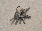 见证时代 怀旧民俗收藏 7080年代 老铜铝钥匙一串