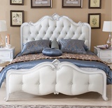 简约欧式实木双人床1.8米法式新古典公主婚床2米2.2米大床定制