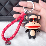 大嘴猴钥匙扣韩国可爱猴子汽车情侣男女钥匙扣包挂挂件特价包邮